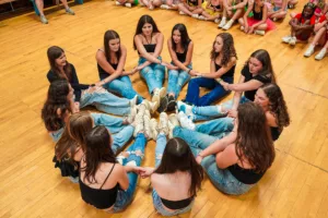 Camp Lakota campers engaged in camp activity